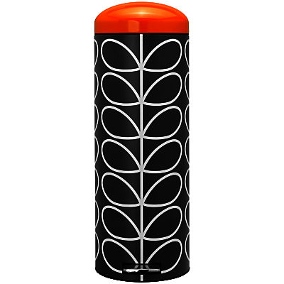 Brabantia Orla Kiely Retro Bin Dark Grey